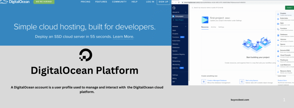 Buy DigitalOcean Accounts